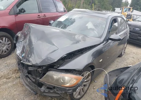 2006 BMW 325I z USA, uszkodzony, nr VIN WBAVB17596NK31298